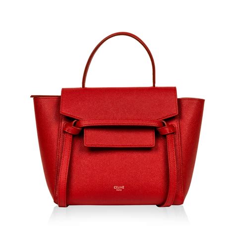 celine nano belt bag red|celine belt bag size guide.